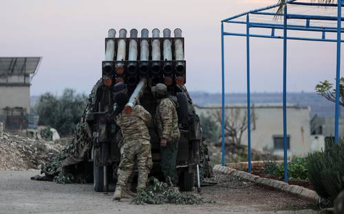 Pro-Turkish militiamen are already at the gates of Hama, Syria