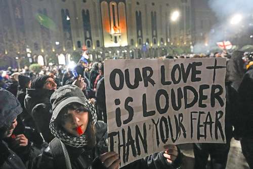 Georgia: more love than fear in the eleventh demonstration