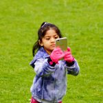 Child on her phone