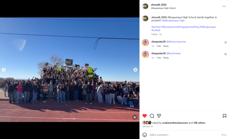 COMMUNITY FEATURE: Albuquerque High School Students Planning On Participating in City-Wide Walkout On Friday