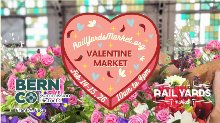 Valentine’s Day Themed Farmer’s Market at Albuquerque Rail Yards