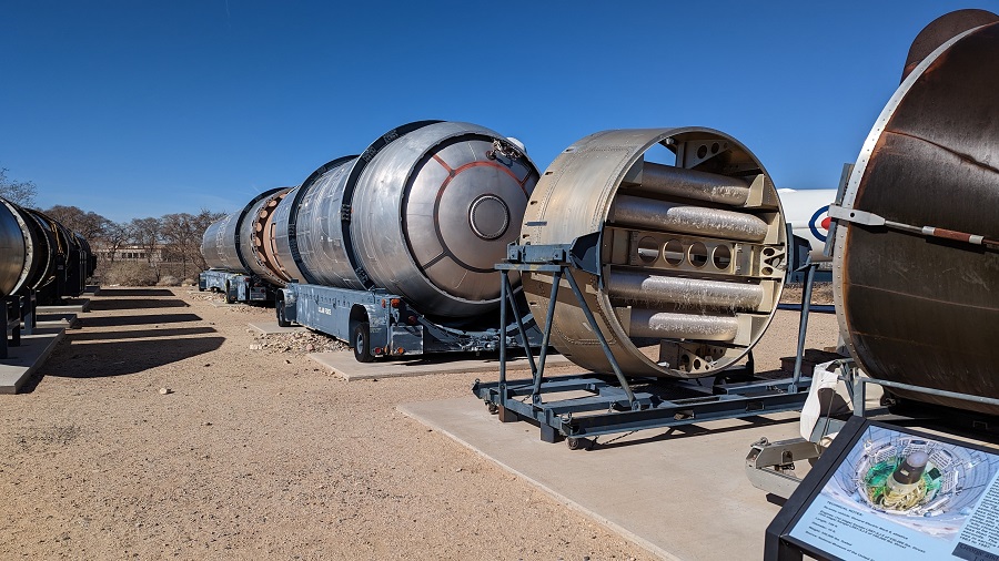 Albuquerque, New Mexico, USA - 02.10.2023: Heritage Park at National Museum of Nuclear Science and History