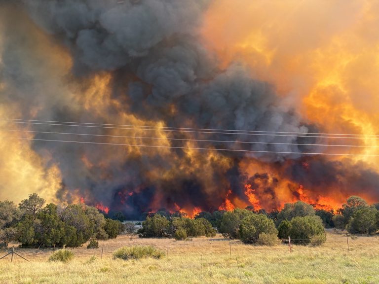 Another Wildfire Ignites Near Clines Corners as Deer Canyon Fire Evacuations Continue