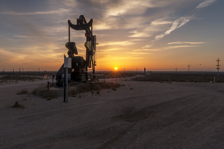 Oil Well at Eunice, New Mexico