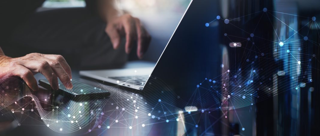 Researchers and technology professionals work in a modern laboratory as New Mexico invests in quantum technology companies through state grant funding.