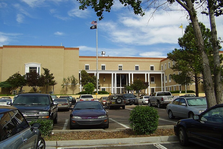 P.E.R.A. Building in Santa Fe, New Mexico - It houses the Children, Youth, and Family Department, Public Regulation Commission, and Public Employee Retirement Association