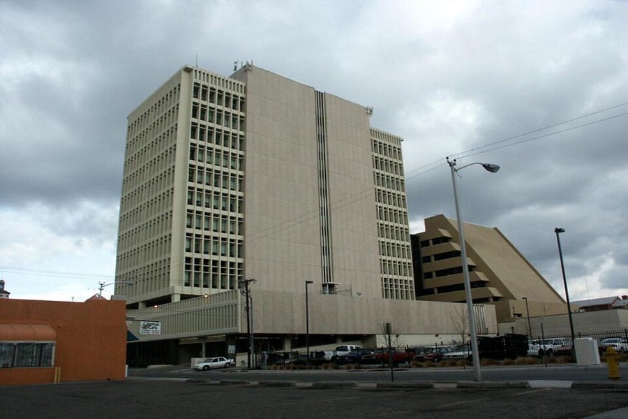 PNM headquarters at Alvarado Plaza in Albuquerque.