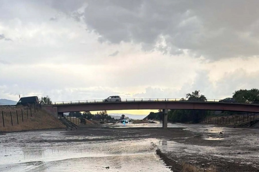 Interstate 70 between New Castle and Silt in western Colorado