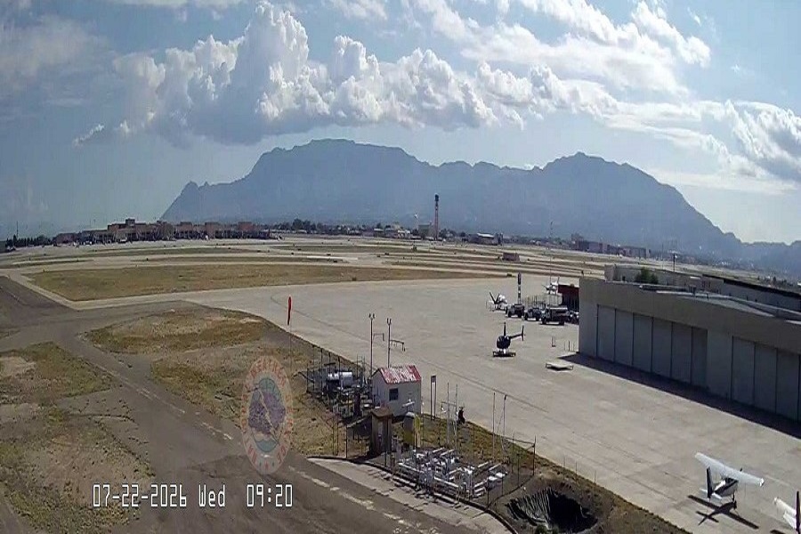 Albuquerque Sunport and Sandia Mountains