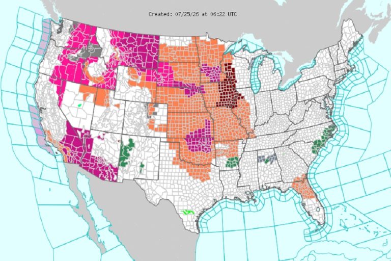 Monsoon Storms Bring Heavy Rain and Renewed Flash Flood Threats to Parts of New Mexico This Weekend