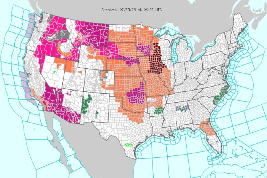 National Weather Service Map