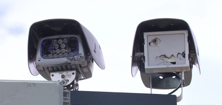 Three Santa Fe Speed Cameras Were Shot Just Hours After Catching About 500 Violations; Police Confirms the Damaged Devices Remained Operational and Continued Issuing Citations