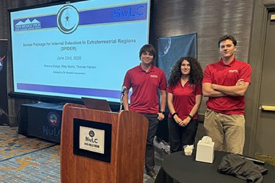 NMT Students presenting at the HuLC