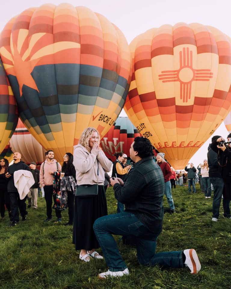 ‘Best Weekend Ever’: Denver Couple’s Balloon Fiesta Trip Ends With a Romantic Proposal